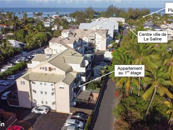 T2 meublé 52 m² + varangue 12 m² - 300 m plage - La Saline-les-Bains
