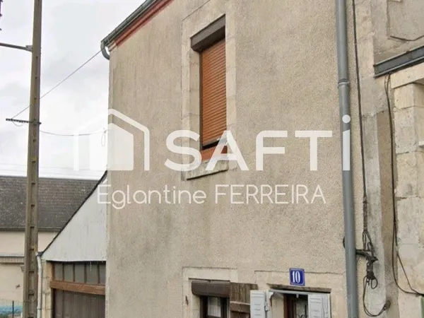 ISSOUDUN, MAISON T4 AVEC GARAGE ET JARDIN.