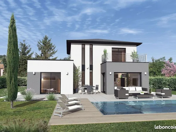 Maison 123 m² avec terrain à MOIDIEU-DETOURBE (38)