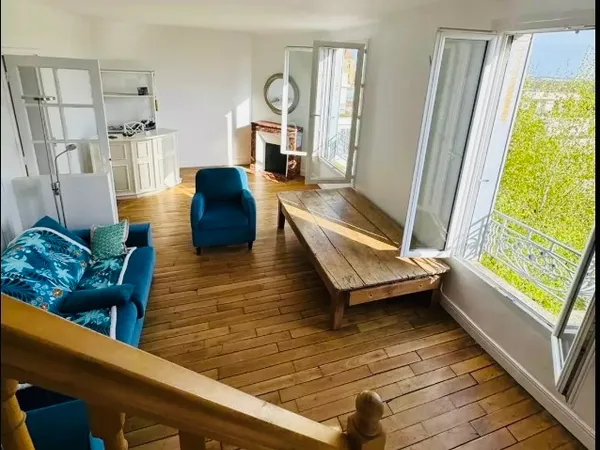 Vends appartement 57m² lumineux duplex dernier étage face parc de Sceaux - 2 chambres