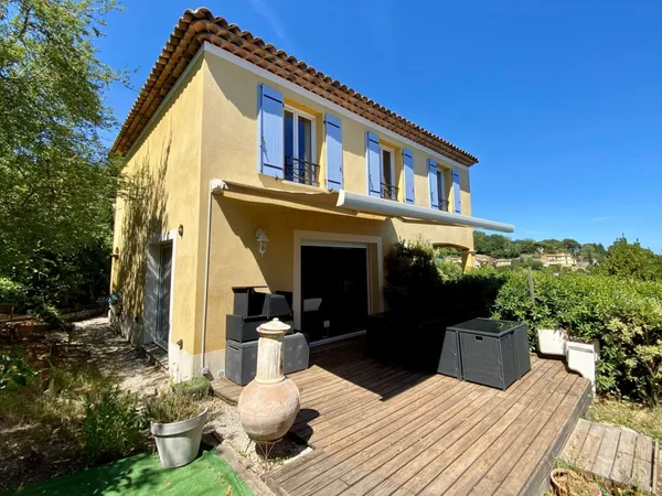 LA TURBIE - MAISON FAMILIALE DE 140M² A VENDRE - JARDIN DE 586M² - BELLE VUE MER - QUARTIER RESIDENT
