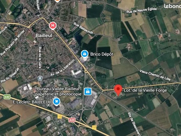 Terrain 501 m² Bailleul
