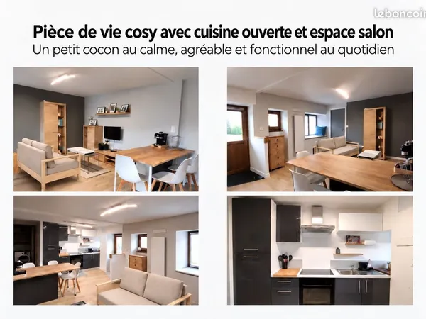 T2 MEUBLÉ 35 m² - SAINT-JORIOZ - TERRASSE, BALCON, CAVE & PARKING - 790 CC