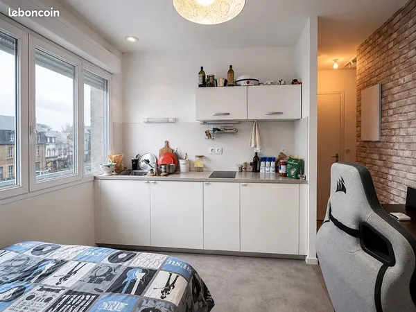 Studio 1 pièce 18 m²