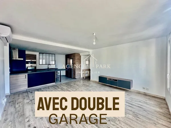 APPARTEMENT DUPLEX 4 CHAMBRES AVEC DOUBLE GARAGE EN SOUS-SOL