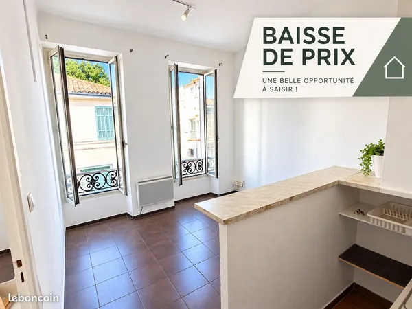 T2 25 m² - 1er étage - Marseille 5e - CAMAS - Idéal investisseur - baisse de prix