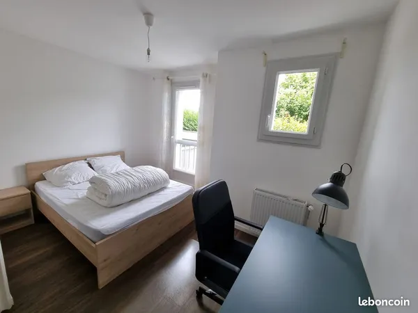 Chambre dans colocation à Nantes, près de la Beaujoire. Appartement meublé