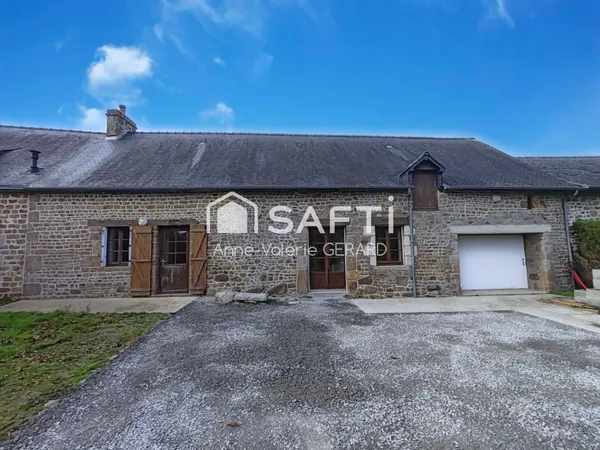Maison en pierre plain-pied+jardin 1753m²