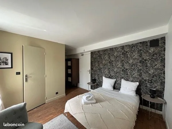Chambre meublée 16 m² dans petite résidence conviviale avec espaces communs