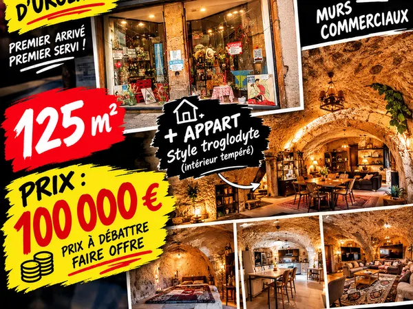 Local 5 pièces 125 m²
