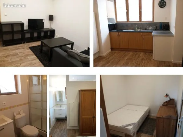Charmant meublé 2 pièces 22 m2, à étiolles (10 minutes du centre d'Évry 91000)