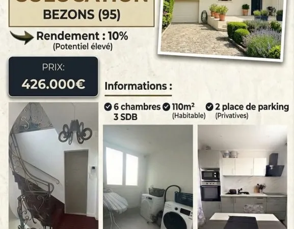 Appartement 5 pièces 110 m²
