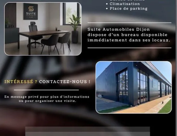 Bureau et espace de travail Location Couchey 16m² 240€
