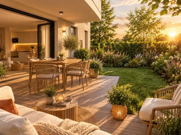 RARE: T1 avec TERRASSE et JARDIN proche de la gare