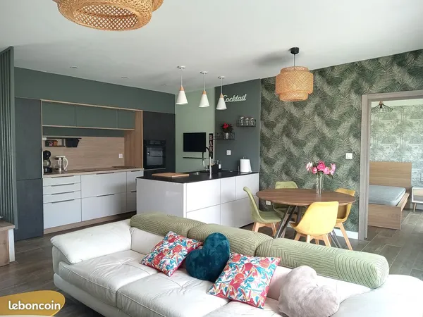 Maison 2 chambres 2 sdd jardin
