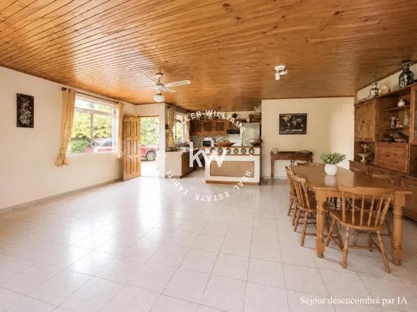 Charmante maison t4 de plain-pied à Punaauia  Échappée mer