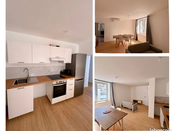 T3 meublé rénové - 2 chambres - 550 HC