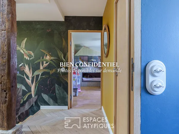 Maison de village contemporaine avec piscine aux portes de Nancy