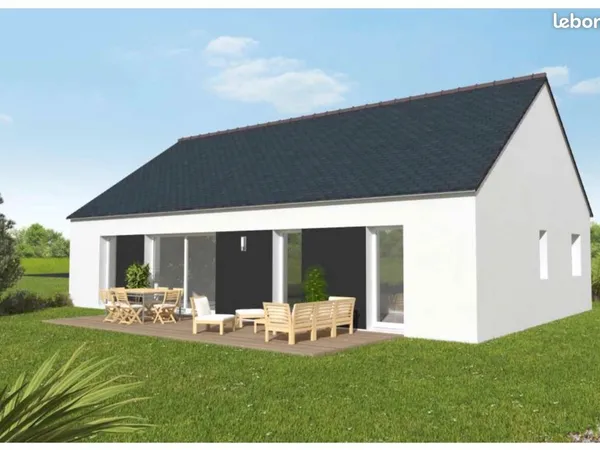 Maison récente plain pied 92m2 Plouider