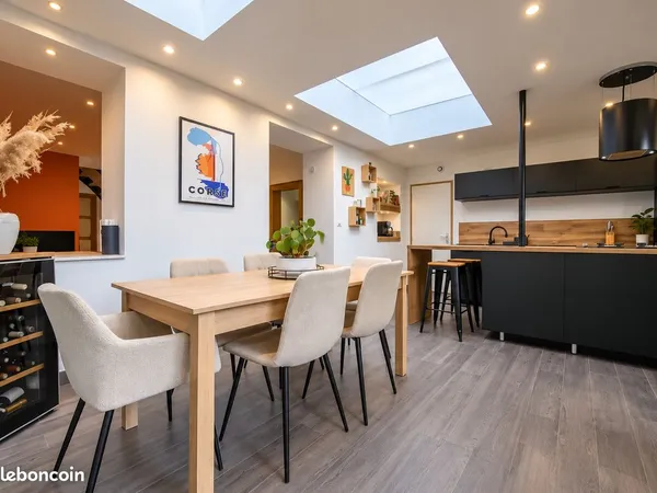 Maison 92 m² - 4 pièces - jardin - rénovée