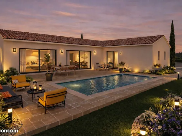 Rare - Projet de maison familiale de plain-pied 100m² - Loupian - Terrain 435m²