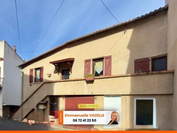 Maison de bourg de 65m² plain-pied à Veyre-Monton