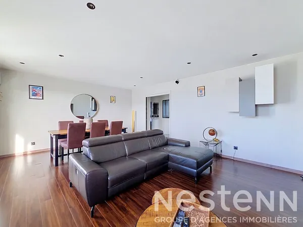 Appartement 3 pièces de 79 m² habitables avec balcon, loggia et garage - Centre Saint Bonnet de Mure
