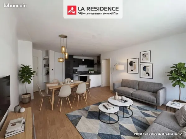 Appartement 3 pièces 64 m²