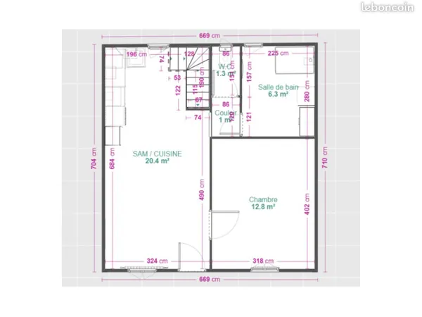 Maison de bourg rénovée - 3 chambres - le breil sur merize