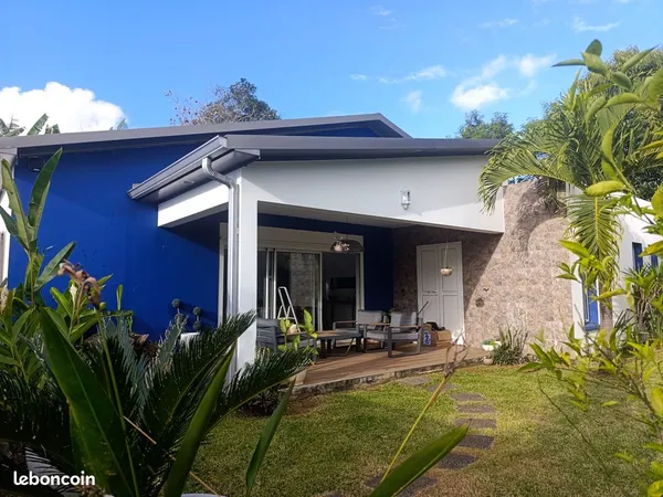 Saint-andré - villa meublée 4 pièces avec jardin