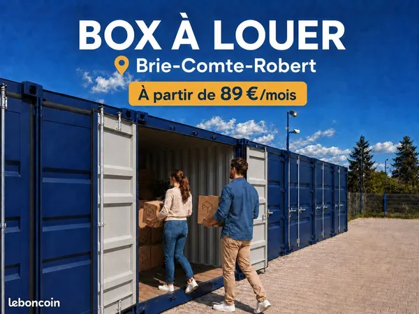 Box de stockage sécurisé - Accès 7j/7 sans rendez-vous - garde-meuble, stockage particuliers et prof