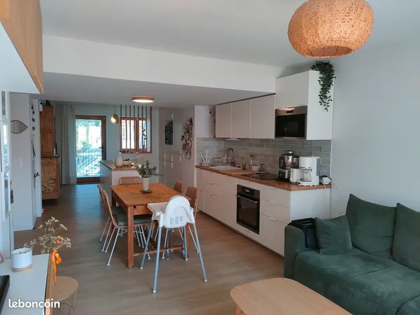 T3 meublé excellent état avec terrasse - Parking couvert - Classe énergie A