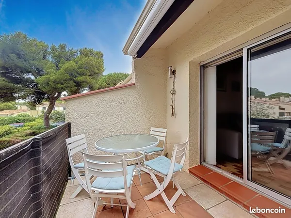 Appartement T1 bis 20 m² | Terrasse - piscine - sauna - parking Cap d'Agde