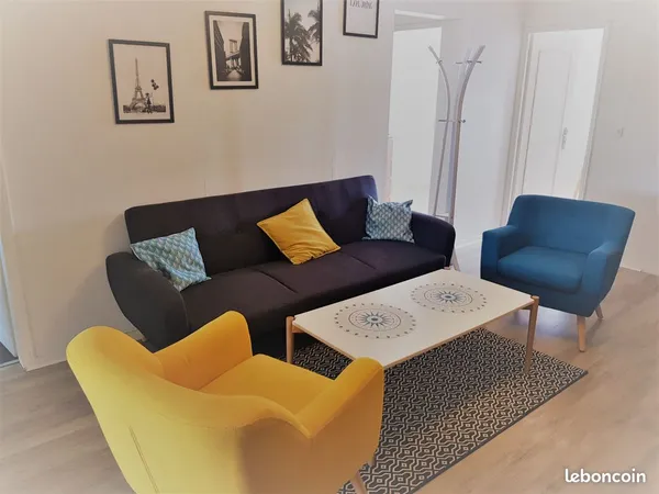 Colocation : 4 chambres dispo dès que possible, de 355 à 410 Charges comprises