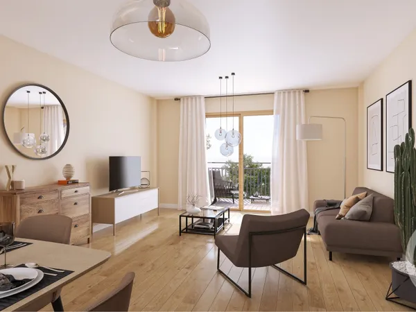Appartement 3 pièces 60 m²