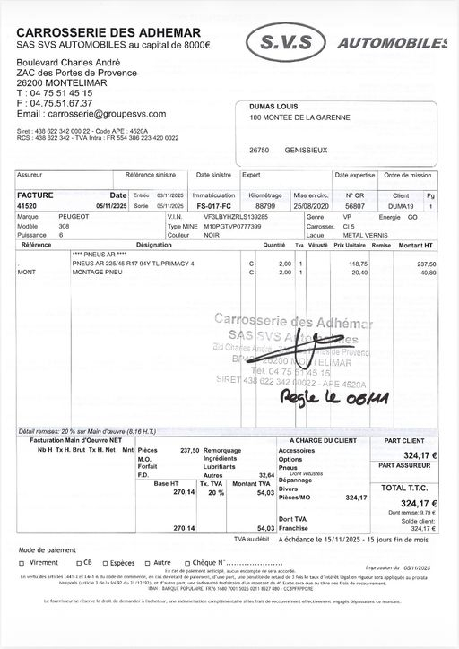 Peugeot 308 1.5 BlueHDi 130 EAT8 - GT Line – 2020 – 104615 km – Diesel – Boîte Automatique — photo 3