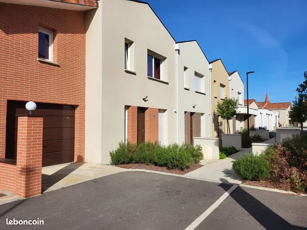 Maison T3avec garage et jardin