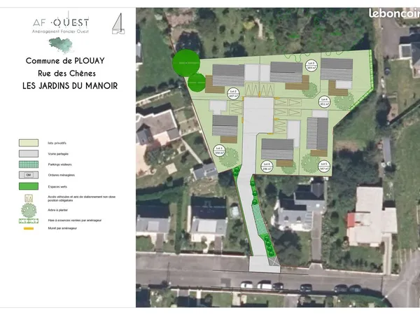 Terrains libres de constructeurs - PLOUAY