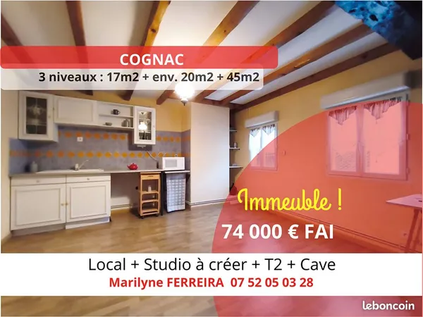 Immeuble 4 pièces 82 m²