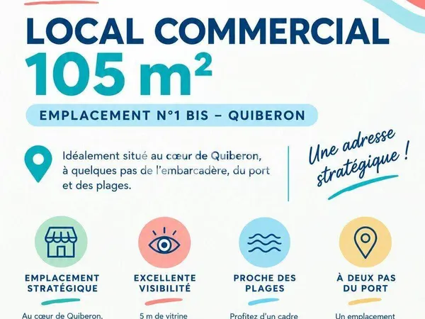 Local commercial 105 m²