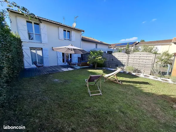 Maison 110 m² 3 chambres - jardin, garage - Le Haillan centre