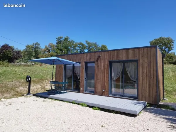 LE NID EN BOIS - TINY HOUSE MEUBLÉE 23 m²