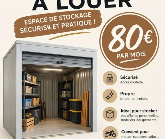 Loue box/garde meuble
