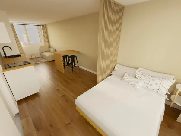 Appartement 1 pièce 26 m²