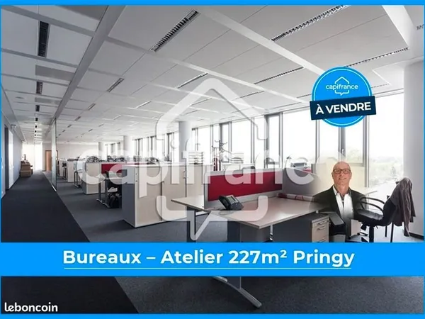 Local bureaux 227 m²