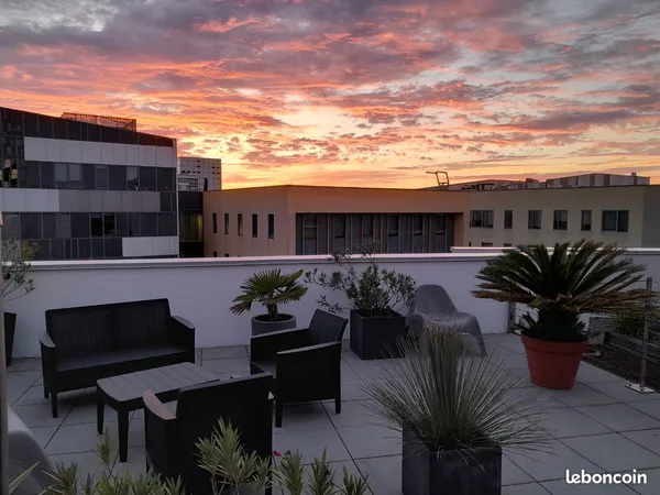 T4 rooftop île de Nantes