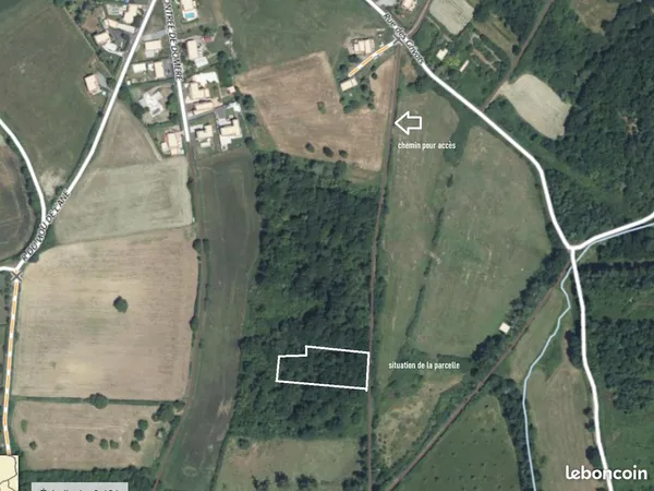 TERRAIN DE 23,6 ARES ( ancienne Vigne)