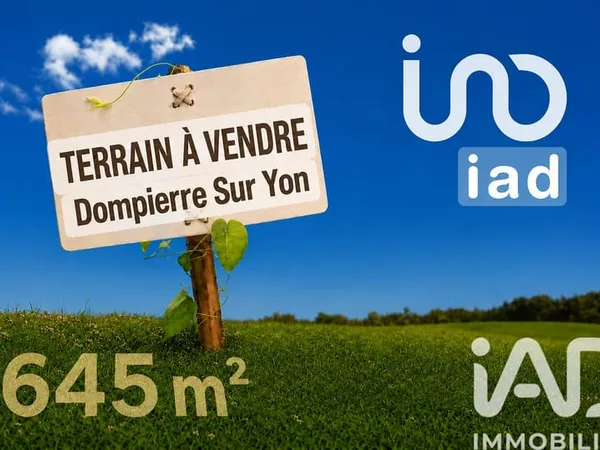 Terrain 645 m²
