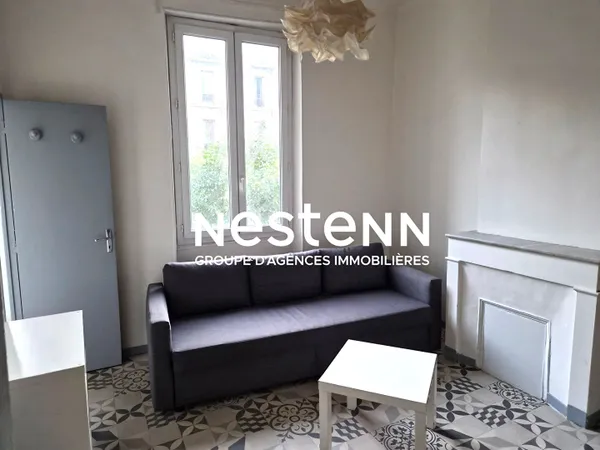 Studio MEUBLÉ de 24m2 - RUE CURIOL 13001 - 1er étage SANS ASCENSEUR côté jardin