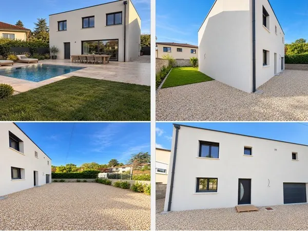 Maison neuve T5 (4 chambre) de 142m2 utiles à Pont de Chéruy